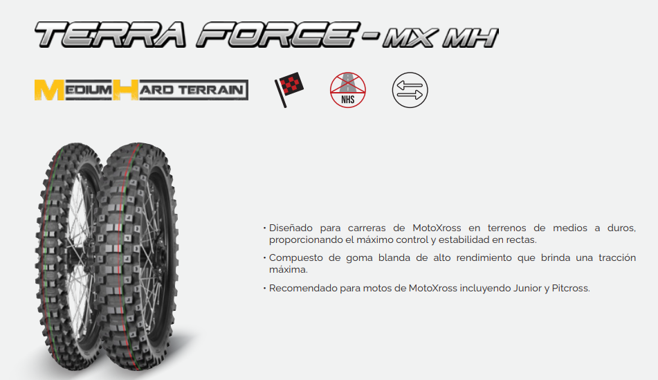 80/100-21 51M MITAS TT TERRA FORCE MX MH