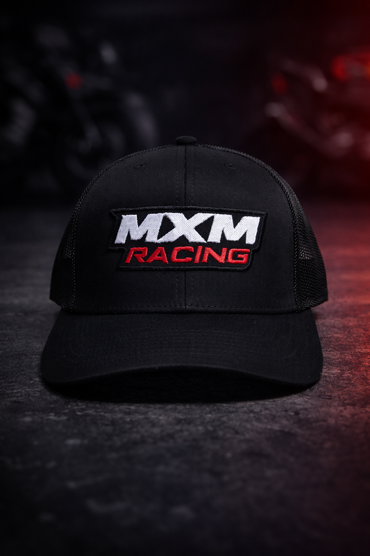 GORRA TRUCKER NEGRA MXM RACING