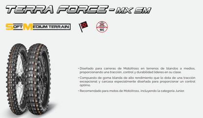 90/90-21 54M MITAS TT TERRA FORCE MX SM