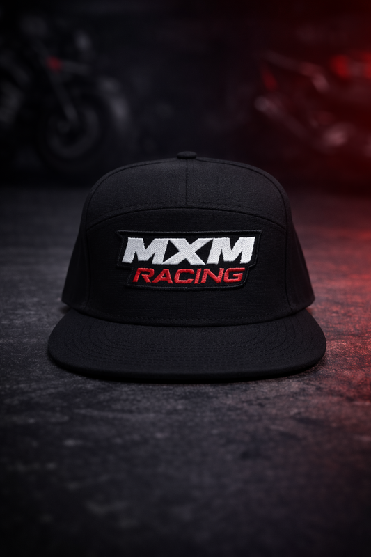 GORRA PLANA NEGRA MXM RACING